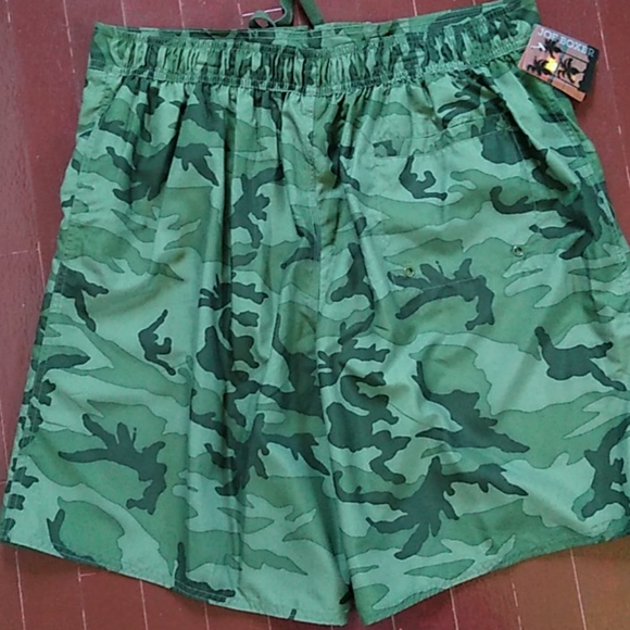 New Men's camo board shorts/swim trunks sz L - Picture 4 of 8